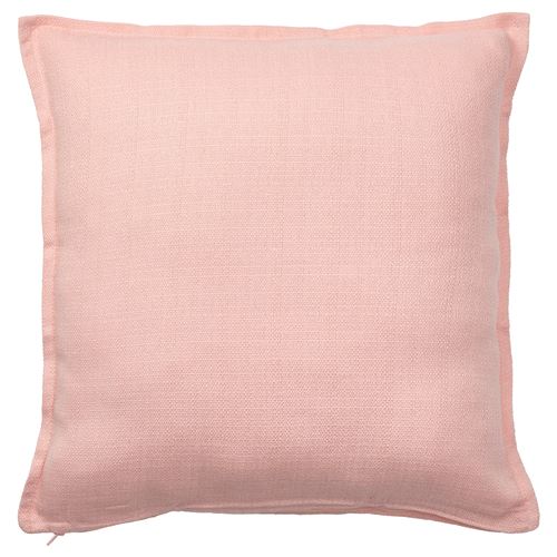 IKEA - LAGERPOPPEL, lace pillow cover, light pink, 50x50 cm