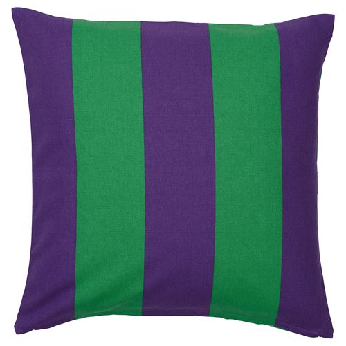 IKEA - BUSKVICKER, lace pillow cover, purple-green, 50x50 cm