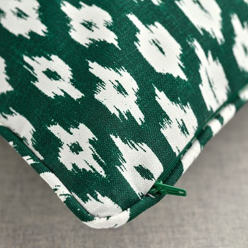 IKEA - SKANEFIBBLA, lace pillow cover, green/white, 50x50 cm