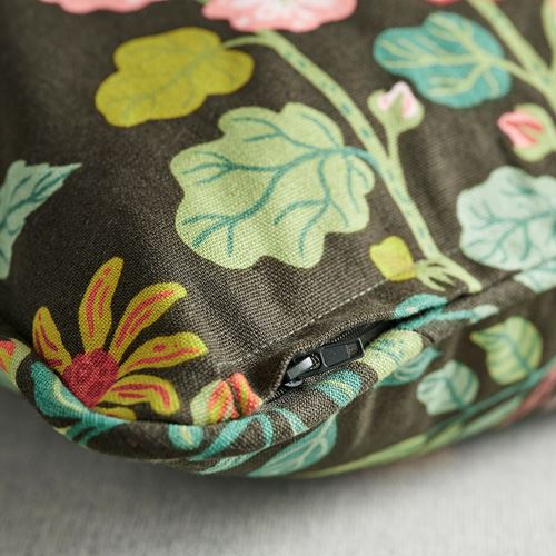 IKEA - VILDPERSILJA, cushion cover, multicolor-floral pattern, 50x50 cm