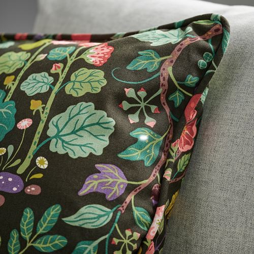 IKEA - VILDPERSILJA, cushion cover, multicolor-floral pattern, 50x50 cm