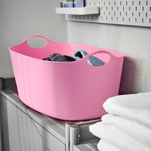 IKEA - TORKIS, laundry bag, pink, 35 l