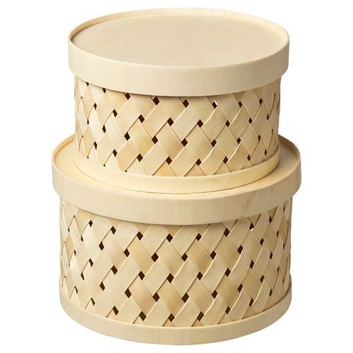 IKEA - SNOPLOG, basket, poplar