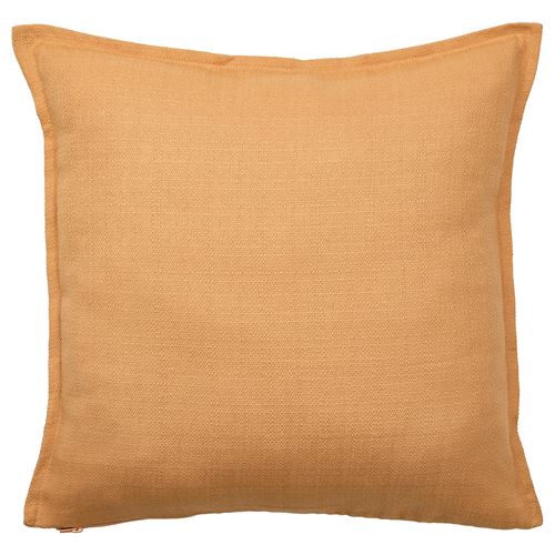 IKEA - LAGERPOPPEL, lace pillow cover, yellow-beige, 50x50 cm