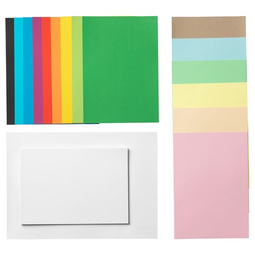 IKEA - MALA, paper, assorted colours