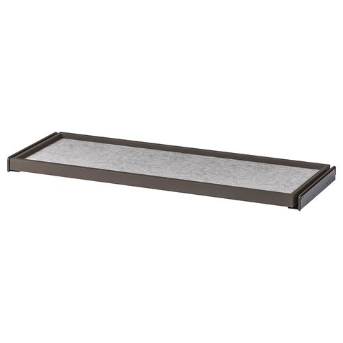 IKEA - KOMPLEMENT, pull-out tray, dark grey/light grey, 100x35 cm