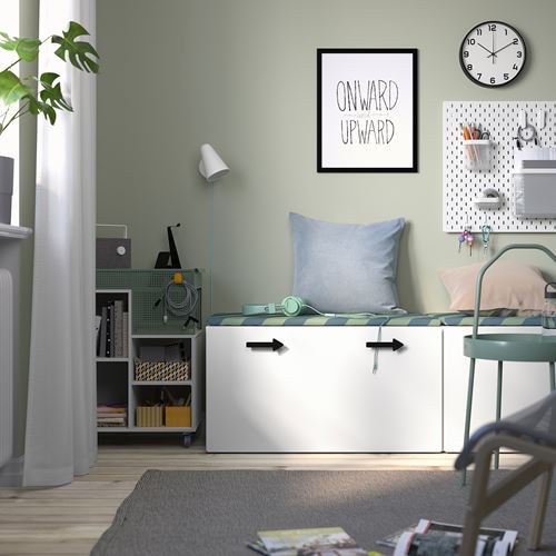 IKEA - SMASTAD, storage unit-bench, white, 90x50x48 cm