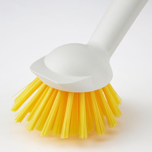 IKEA - RINNIG, bulaşık fırçası, parlak sarı-kırık beyaz, 29 cm