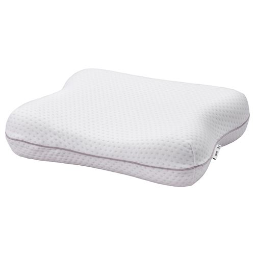 IKEA - ISRANUNKEL, ergonomic pillow, white, 41x51 cm