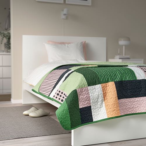 IKEA - TALLSVARMARE, bedspread/blanket, multicolour, 260x250 cm