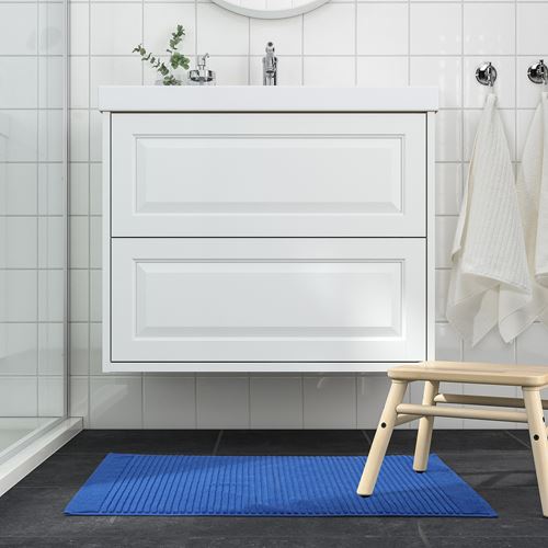 IKEA - ALSTERN, banyo paspası, parlak mavi, 50x80 cm