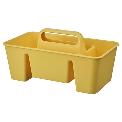 IKEA - STACKSTOD, desk organiser, yellow, 32x18x16 cm