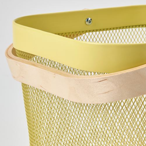 IKEA - RISATORP, basket, light yellow, 25x26x18 cm