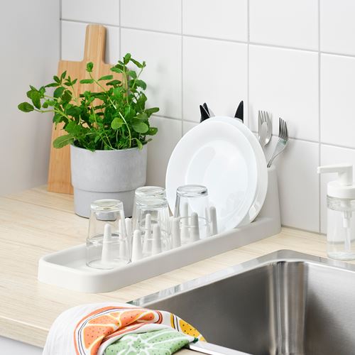 IKEA - STAMLING, dish drainer, off white, 48 cm