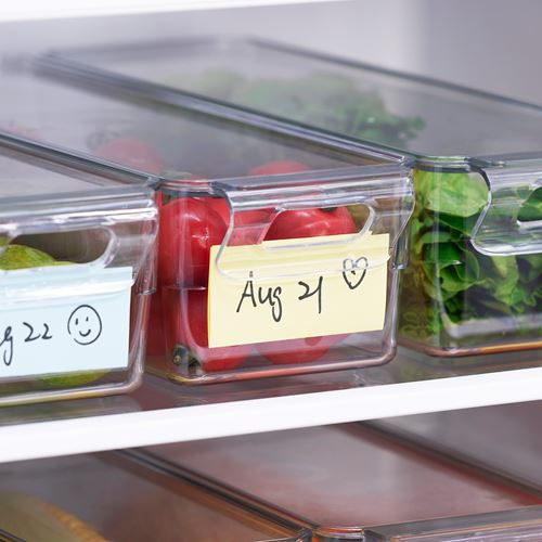 IKEA - KLIPPKAKTUS, storage box for fridge, transparent, 32x10x8 cm