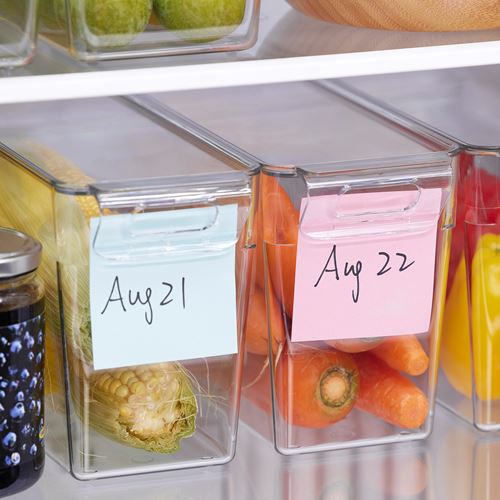 IKEA - KLIPPKAKTUS, storage box for fridge, transparent, 32x10x15 cm