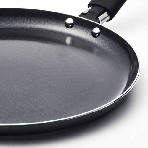 IKEA - HEMLAGAD, crepe/pancake pan, non-stick coating-black, 25 cm