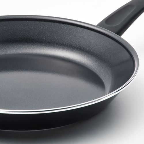 IKEA - HEMLAGAD, kızartma tavası, yapışmaz kaplama-siyah, 28 cm