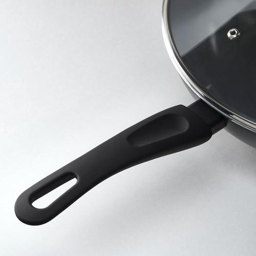 IKEA - HEMLAGAD, wok, non-stick coating-black, 28 cm