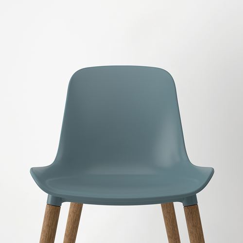 IKEA - GRÖNSTA, chair, grey-turquoise