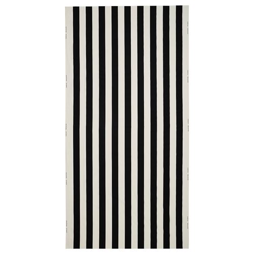 IKEA - VARGTÖREL, pre-cut fabric, black-white, 150x300 cm