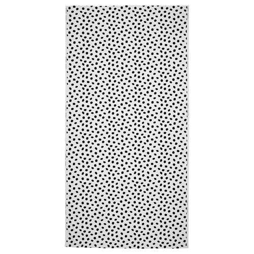 IKEA - SANDLUSERN, pre-cut fabric, black-white, 150x300 cm