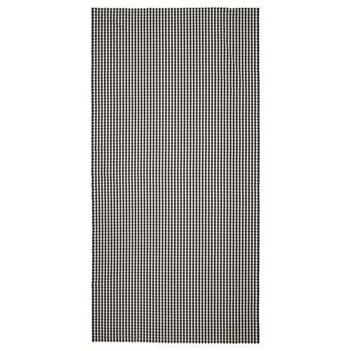 IKEA - TAGGLUSERN, pre-cut fabric, black-white, 150x300 cm