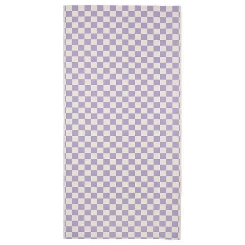 IKEA - HANGPELARGON, pre-cut fabric, white-lilac, 150x300 cm