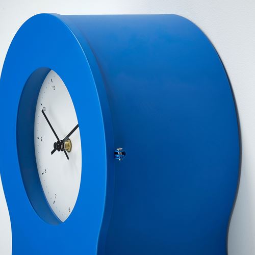 IKEA - IKEA PS 1995, wall clock, blue, 48 cm