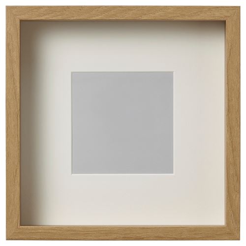 IKEA - SANNAHED, photo frame, oak effect, 25x25 cm