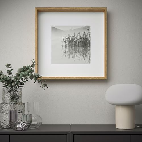 IKEA - SANNAHED, photo frame, oak effect, 50x50 cm