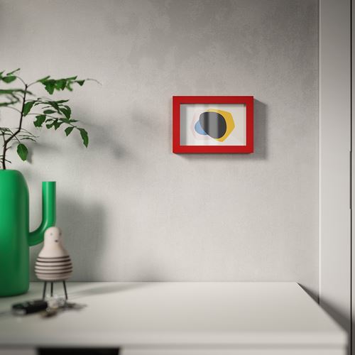 IKEA - RÖDALM, photo frame, red, 10x15 cm