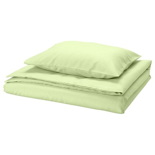 IKEA - PILTANDVINGE, single duvet cover sets, light green, 150x200/50x60 cm