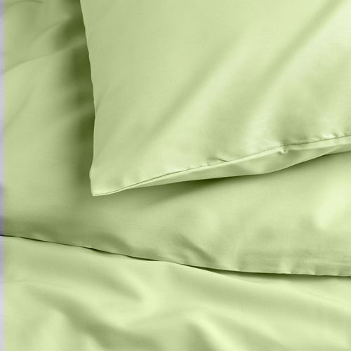 IKEA - PILTANDVINGE, double quilt cover and 2 pillowcases, light green, 240x220/50x60 cm