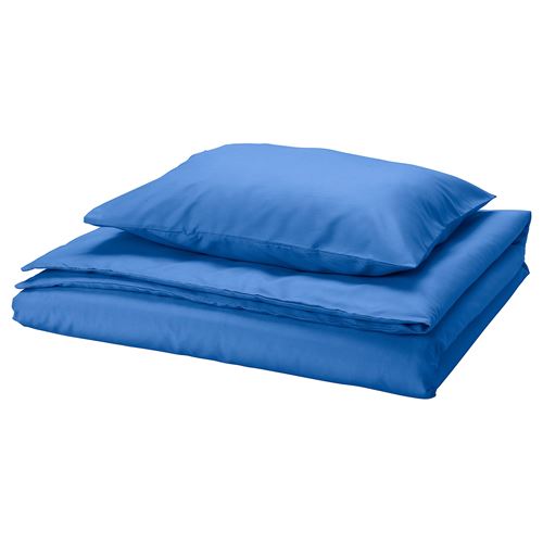 IKEA - PILTANDVINGE, single duvet cover sets, blue, 150x200/50x60 cm