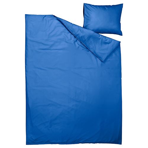 IKEA - PILTANDVINGE, single duvet cover sets, blue, 150x200/50x60 cm