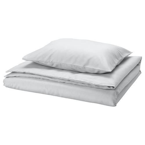 IKEA - PILTANDVINGE, single duvet cover sets, grey, 150x200/50x60 cm