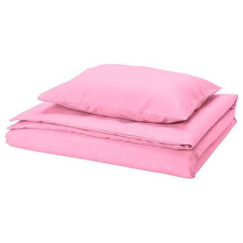 IKEA - PILTANDVINGE, single duvet cover sets, light pink, 150x200/50x60 cm