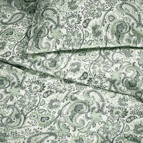 IKEA - RODGERSIA, single duvet cover sets, green/white, 150x200/50x60 cm