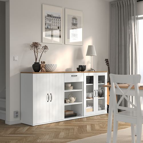 IKEA - SKRUVBY, console, white, 190x90 cm