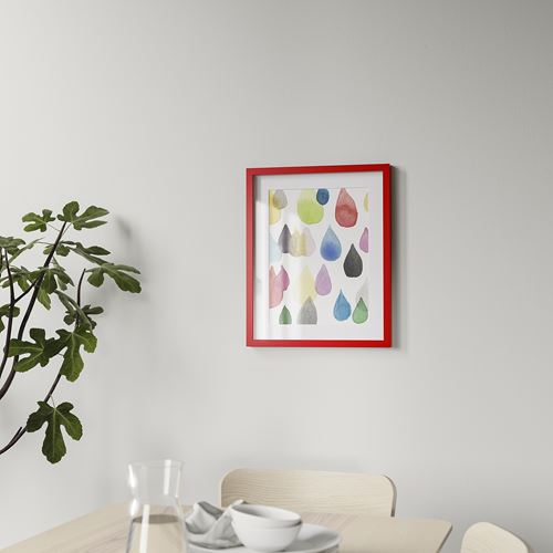 IKEA - RÖDALM, photo frame, red, 40x50 cm