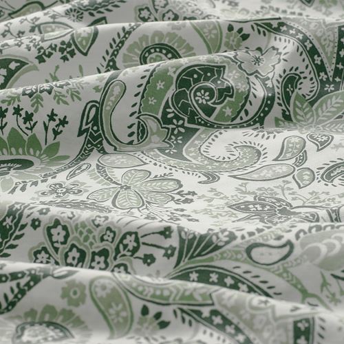 IKEA - RODGERSIA, pillowcase, green/white, 50x60 cm