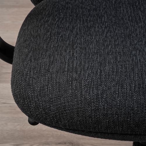 IKEA - GRÖNFJALL, office chair, letafors gray-black