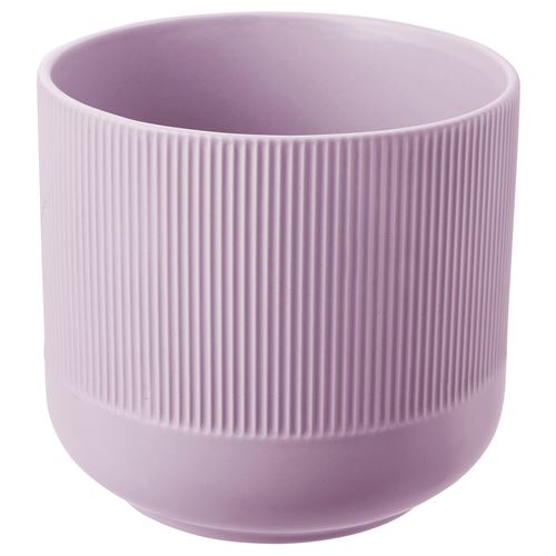 IKEA - GRADVIS, stoneware plant pot, lilac, 15 cm