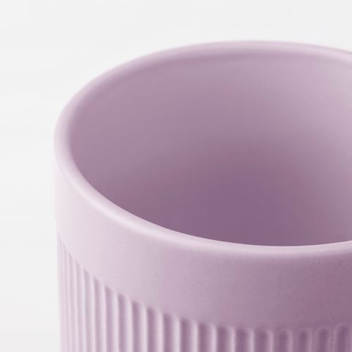 IKEA - GRADVIS, stoneware plant pot, lilac, 6 cm