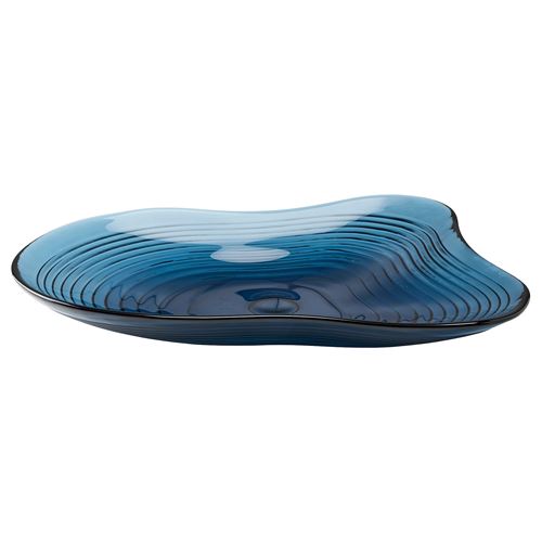 IKEA - HACKPOPPEL, decorative bowl, blue, 24 cm