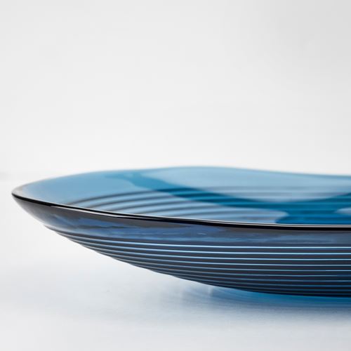 IKEA - HACKPOPPEL, decorative bowl, blue, 24 cm