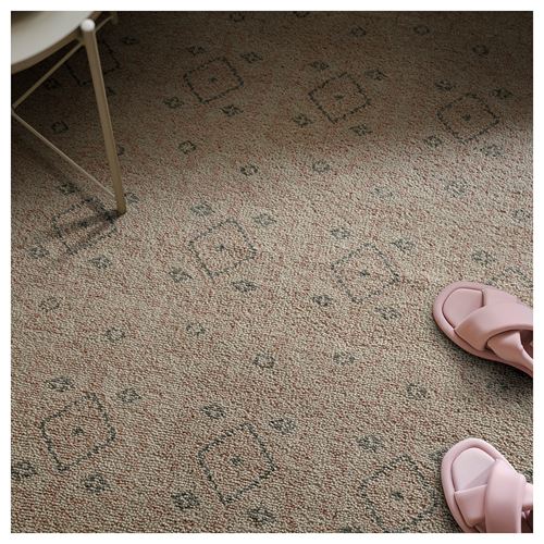 IKEA - PENSELRAG, handwoven rug, grey/beige, 170x240 cm