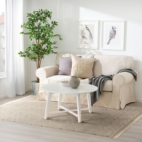 IKEA - PENSELRAG, handwoven rug, grey/beige, 170x240 cm