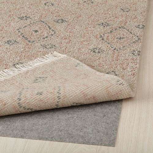 IKEA - PENSELRAG, handwoven rug, grey/beige, 170x240 cm